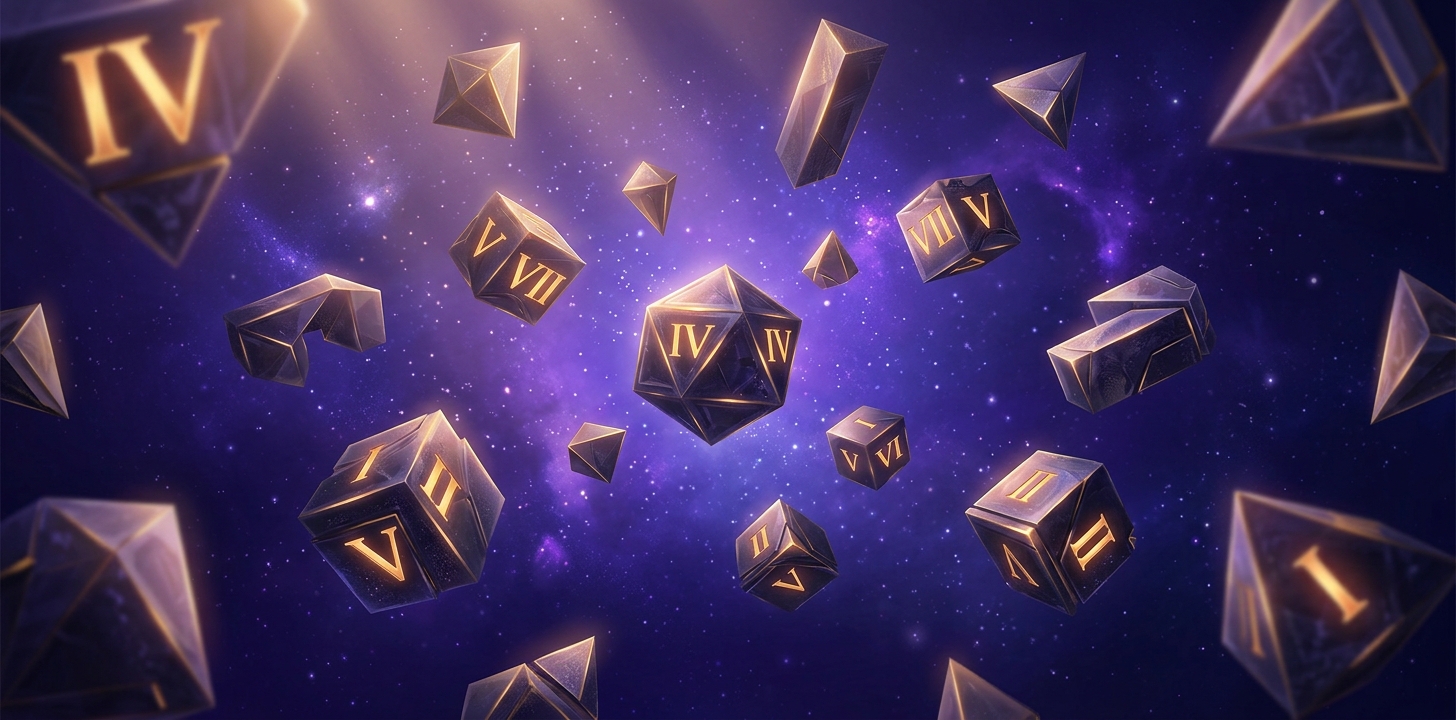 IvCube gameplay banner showing glowing 3D geometric shapes